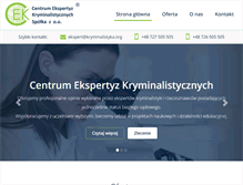 Tablet Screenshot of kryminalistyka.org